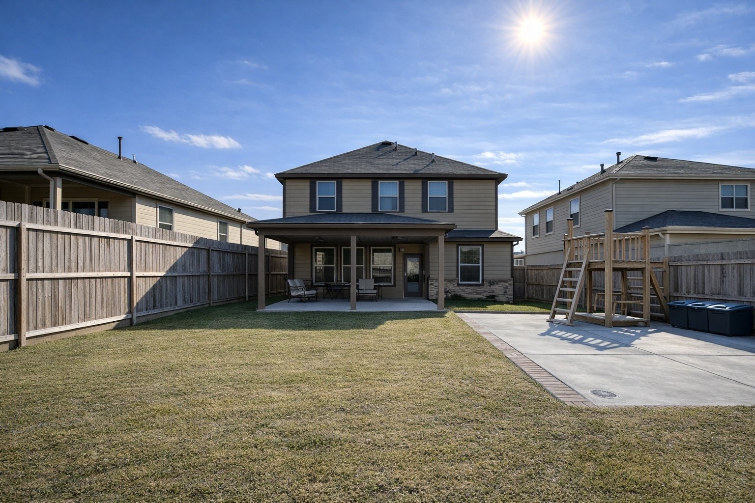 20818 Filbert Lane Katy, TX 77449 - Photo 16 of 19 Spacious backyard!