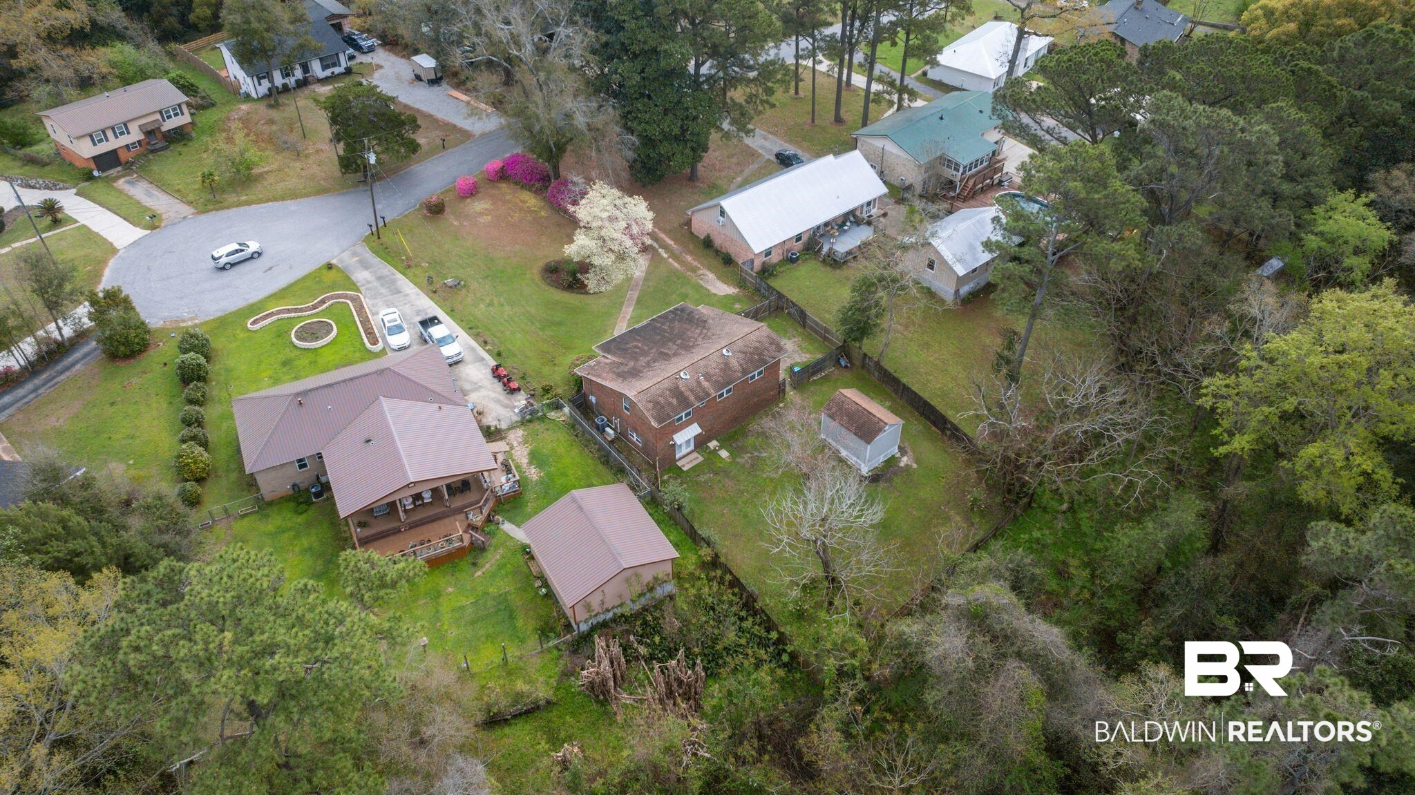 18 Lee Circle Spanish Fort, AL 36527 - Photo 41 of 50 Drone / aerial view with a residential view