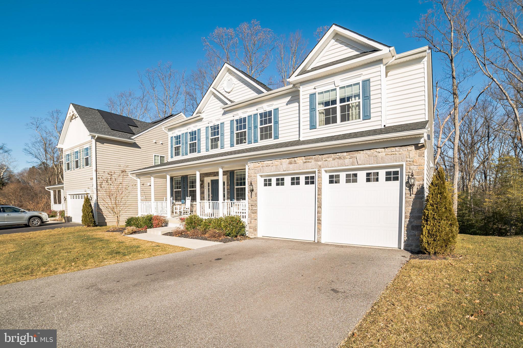 Desirable front porch
