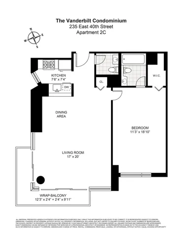 $950,000 | 235 East 40th Street, Unit 2C | Murray Hill