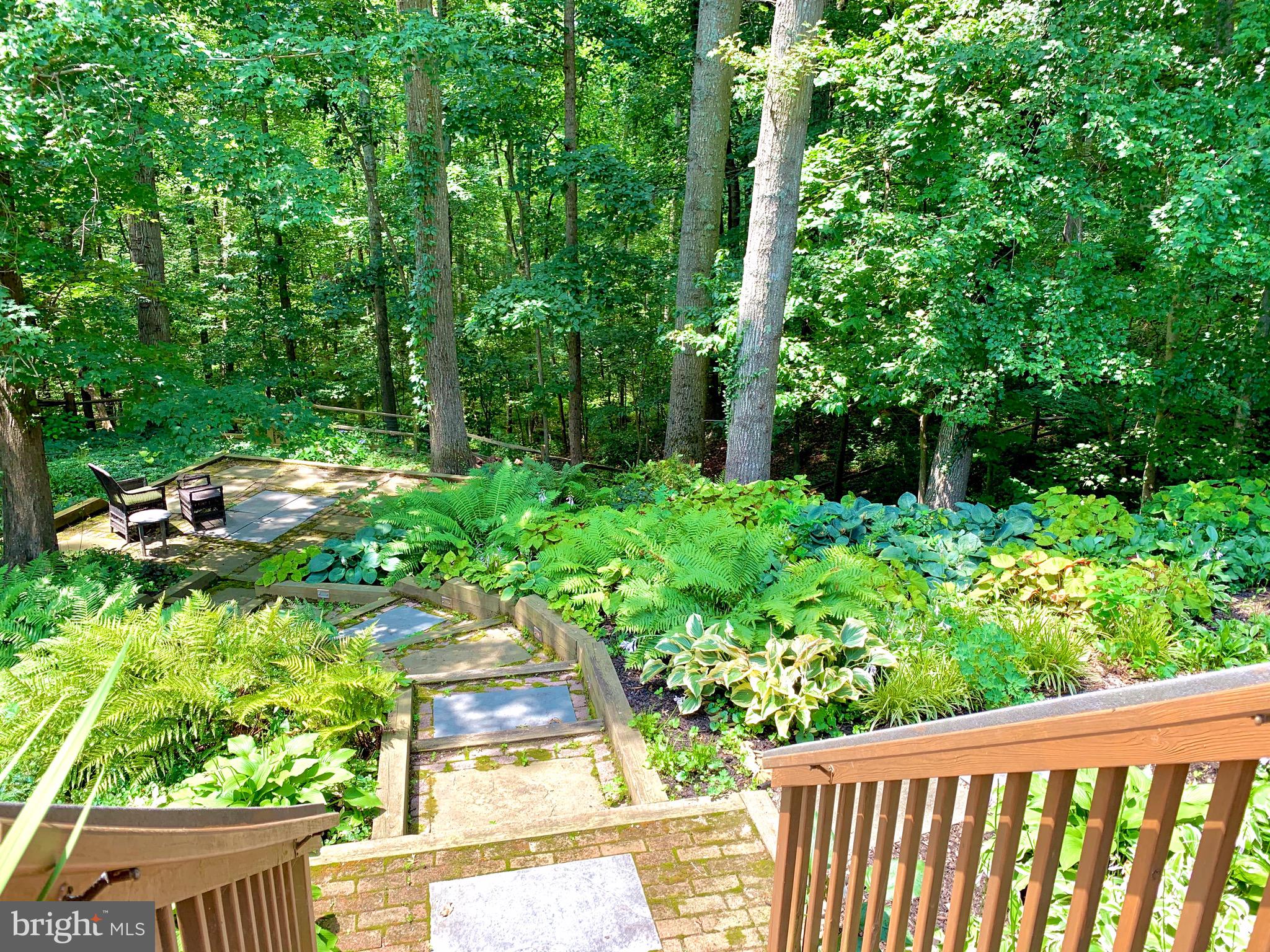 1960 Barton Hill Road Reston, VA 20191 - Photo 15 of 92 Terraced Gardens and Pond to Open Green Space