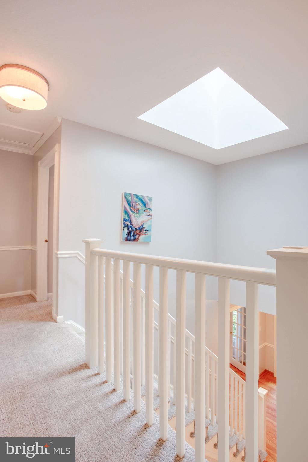 1960 Barton Hill Road Reston, VA 20191 - Photo 49 of 92 New Banisters with Skylight