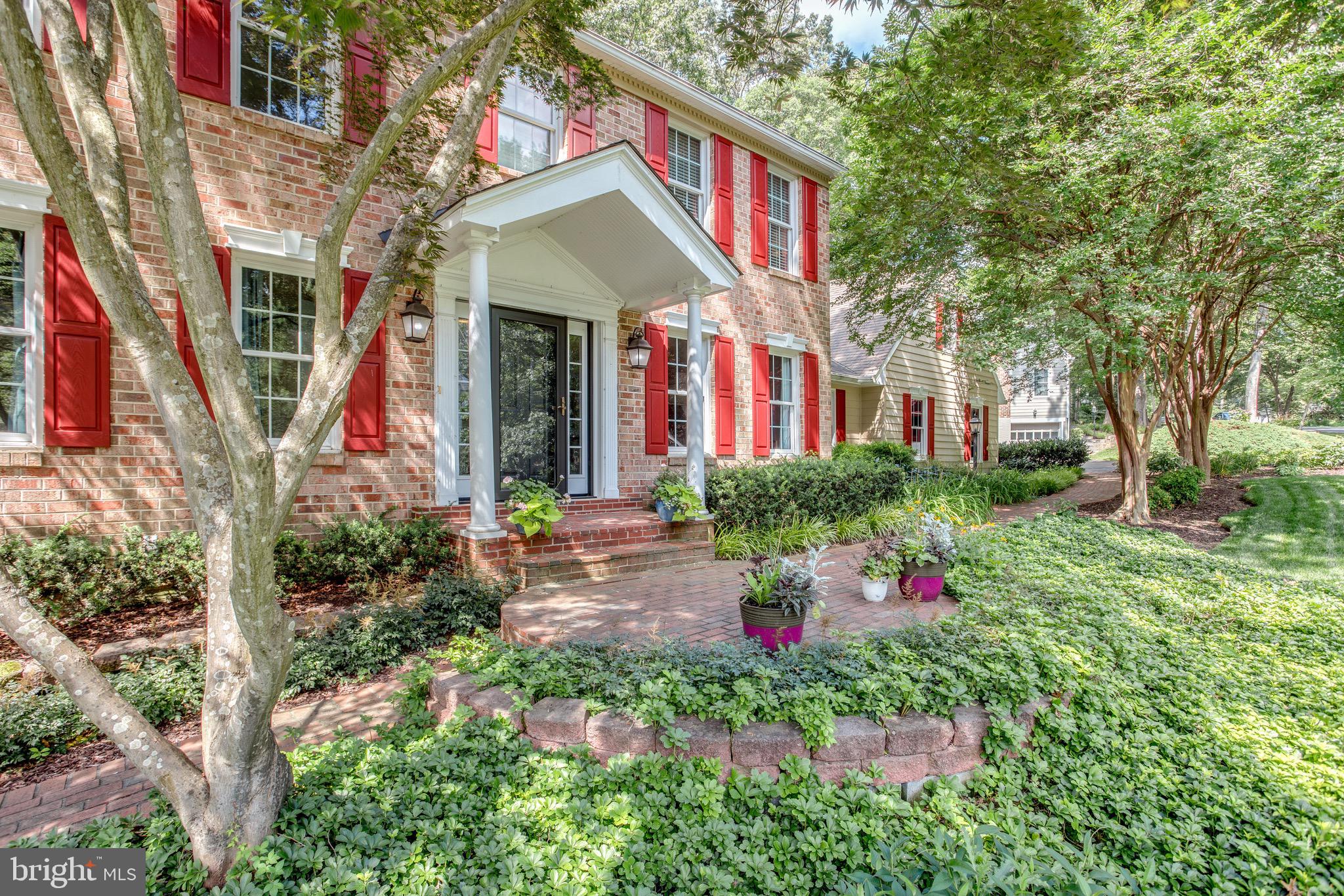 1960 Barton Hill Road Reston, VA 20191 - Photo 6 of 92 Front of Home -CulDeSac, New Sod, & Mature Trees