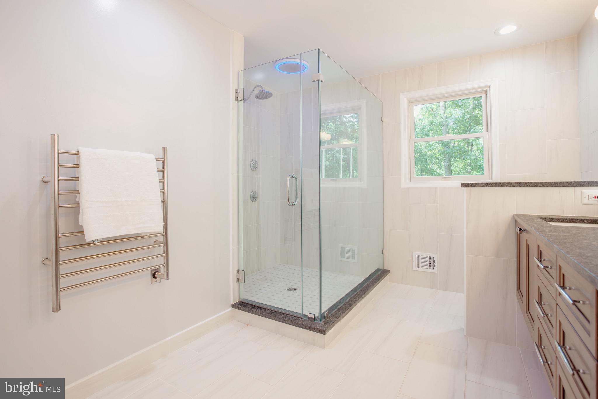 1960 Barton Hill Road Reston, VA 20191 - Photo 54 of 92 Heated Towel Rack, Glass Shower, Heated Floors