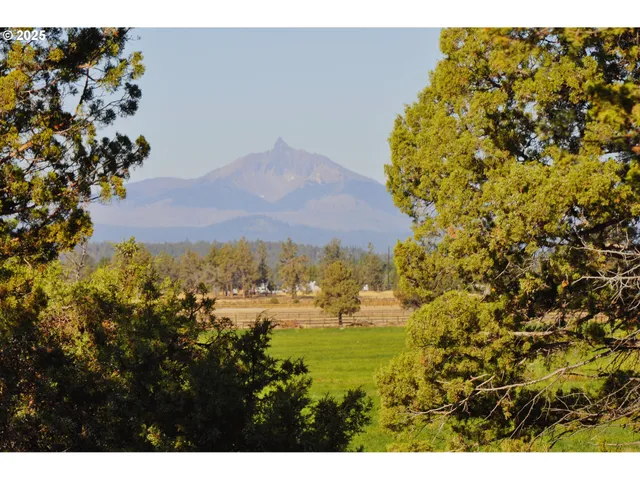 a view of an ocean and a mountain