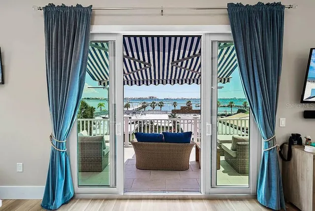 a view of stairs and the floor