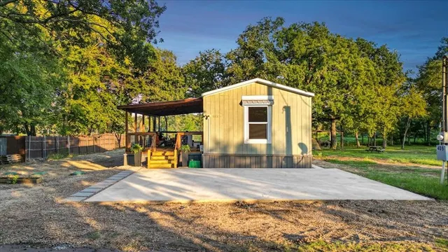 a view of outdoor space with seating