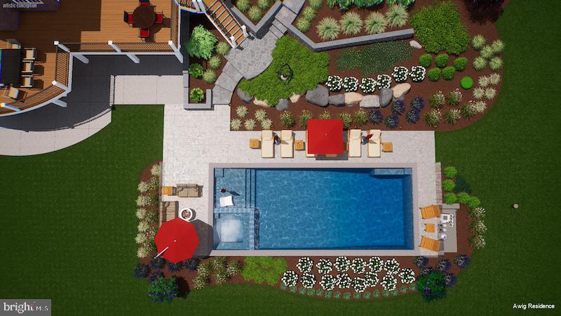22609 Hillside Circle Leesburg, VA 20175 - Photo 107 of 110 Pool rendering