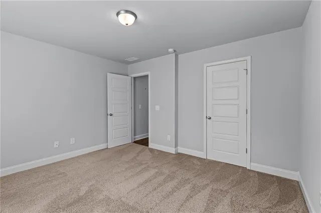 a view of an empty room