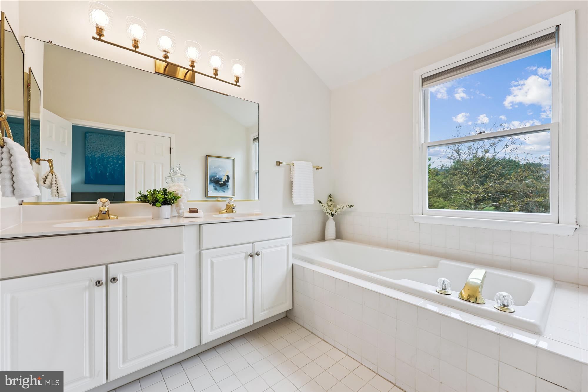 473 Tschiffely Square Road Gaithersburg, MD 20878 - Photo 25 of 64 a bathroom with a bathtub a sink and a window