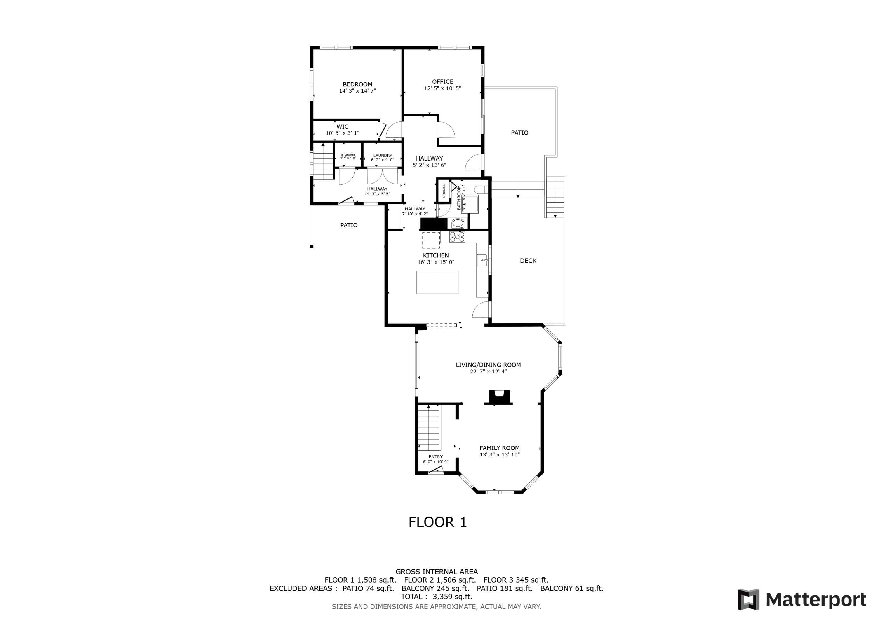 110 Southside Road Bristol, ME 04554 - Photo 44 of 46 1 st floor plan