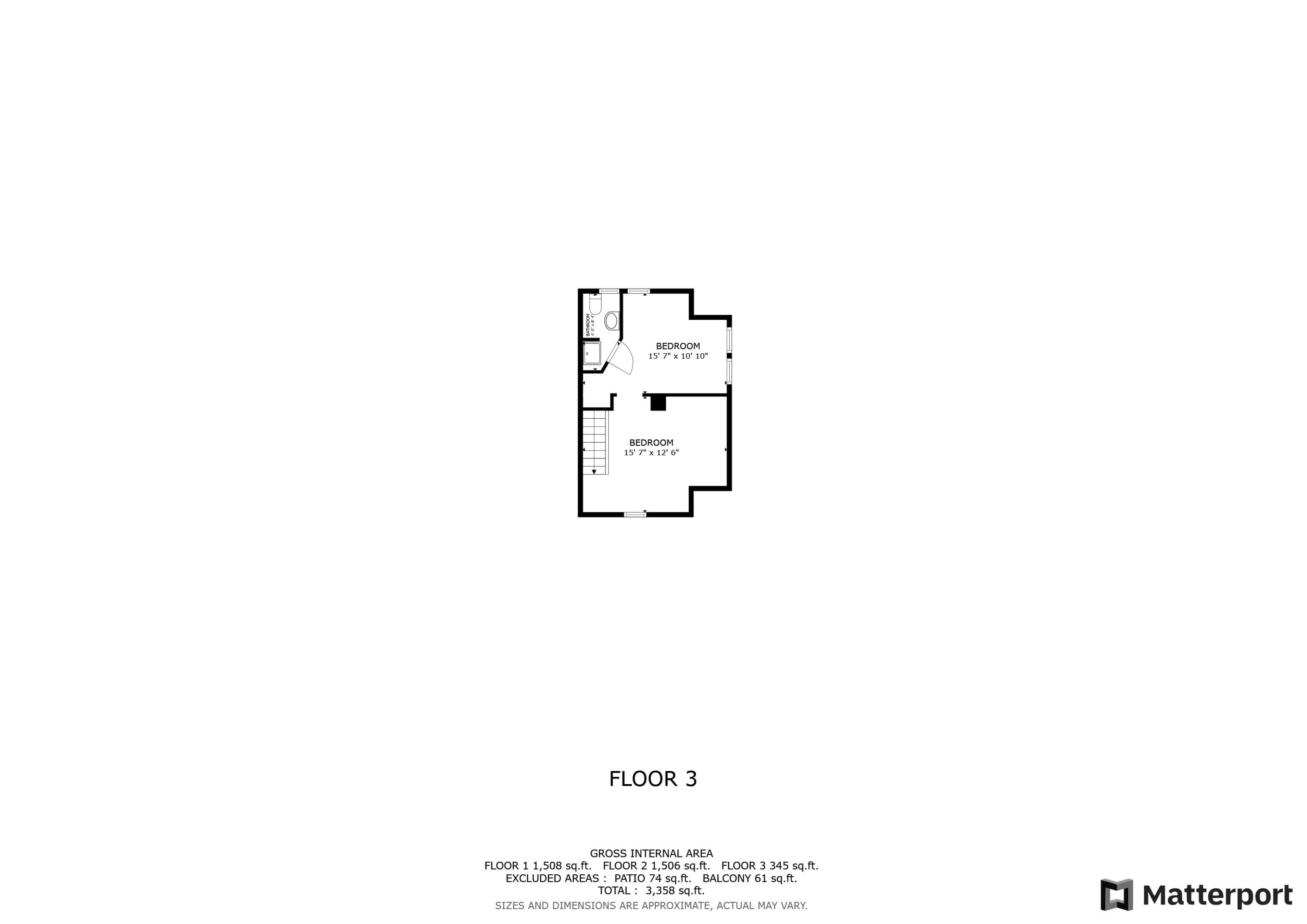 110 Southside Road Bristol, ME 04554 - Photo 46 of 46 3rd floor plan