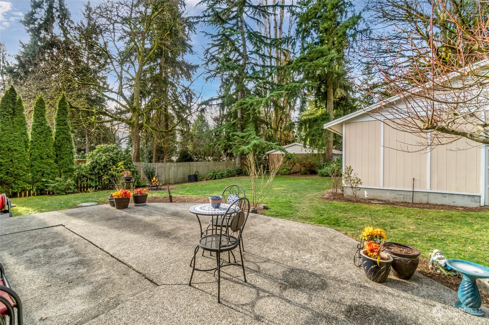 24204 2nd Place West Bothell, WA 98021 - Photo 31 of 34 a view of a yard with furniture and garden