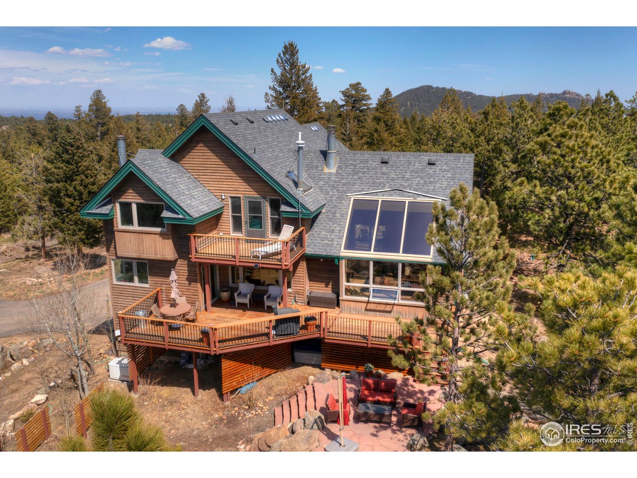 6028 Flagstaff Road Boulder, CO 80302 - Photo 1 of 40 Take In Views of James Peak, Longs Peak and the Continental Divide on Any One of Your Many Decks