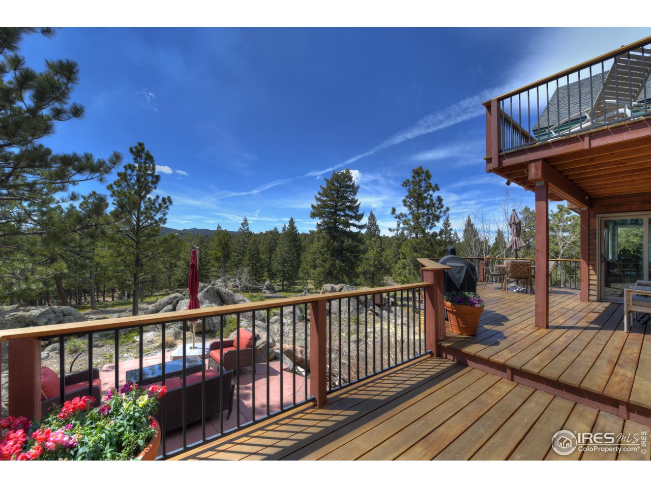 6028 Flagstaff Road Boulder, CO 80302 - Photo 16 of 40 Gorgeous Mountain Peaks Views From Every Deck