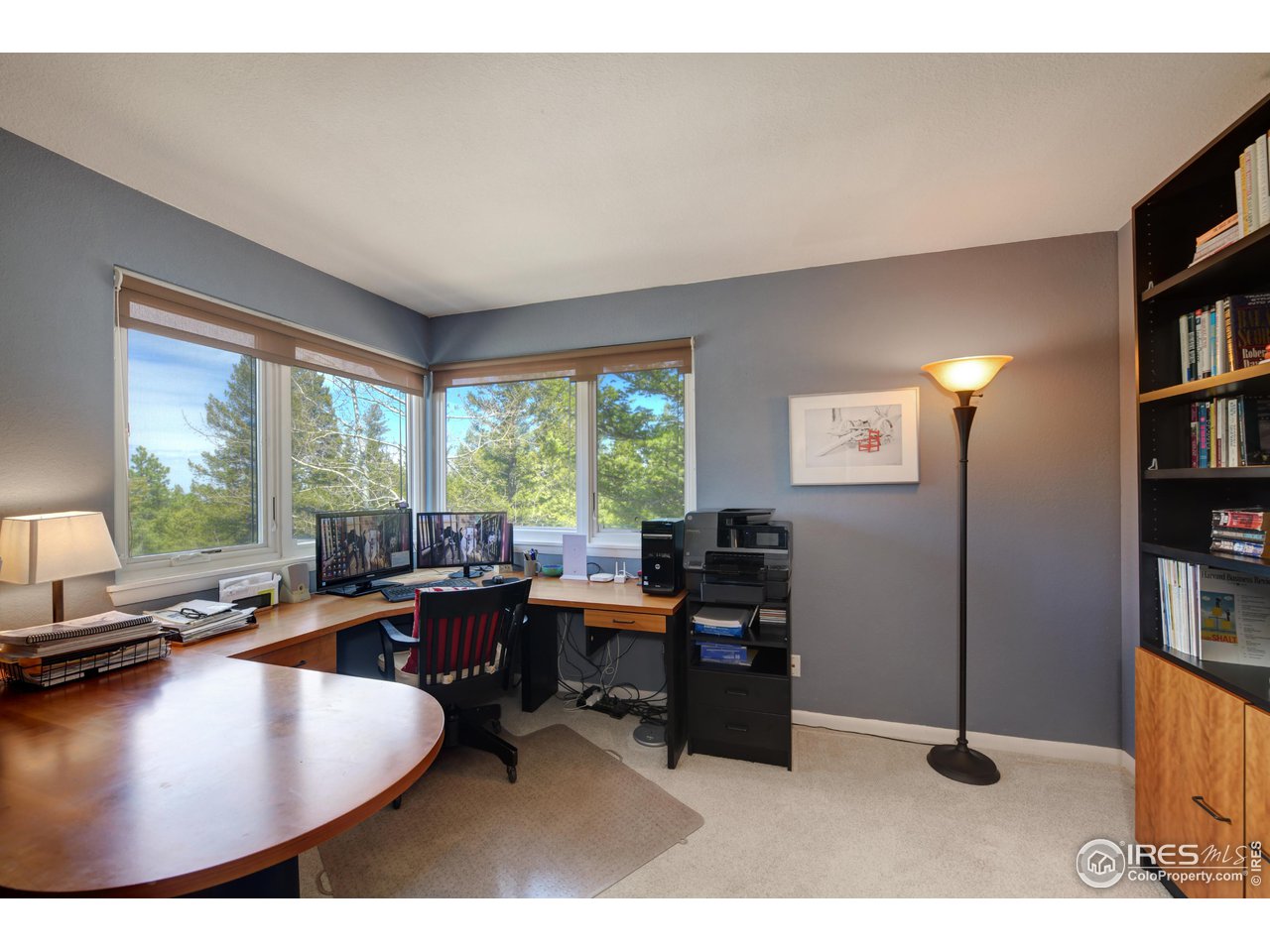 6028 Flagstaff Road Boulder, CO 80302 - Photo 23 of 40 Third Bed/Office or Study Lets the Outdoors In