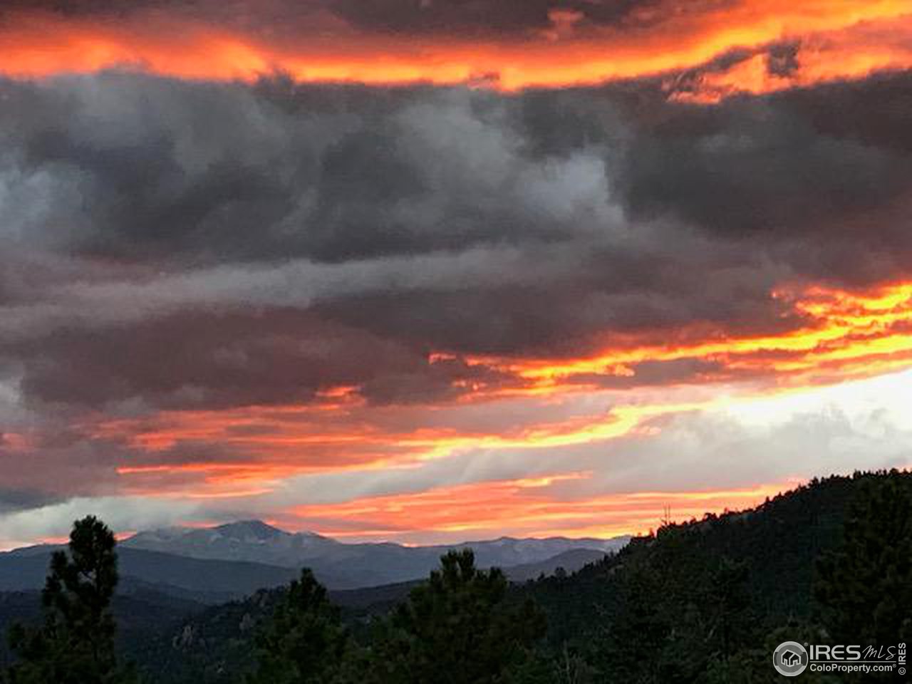 6028 Flagstaff Road Boulder, CO 80302 - Photo 6 of 40 Every Sunset is Uniquely Spectacular