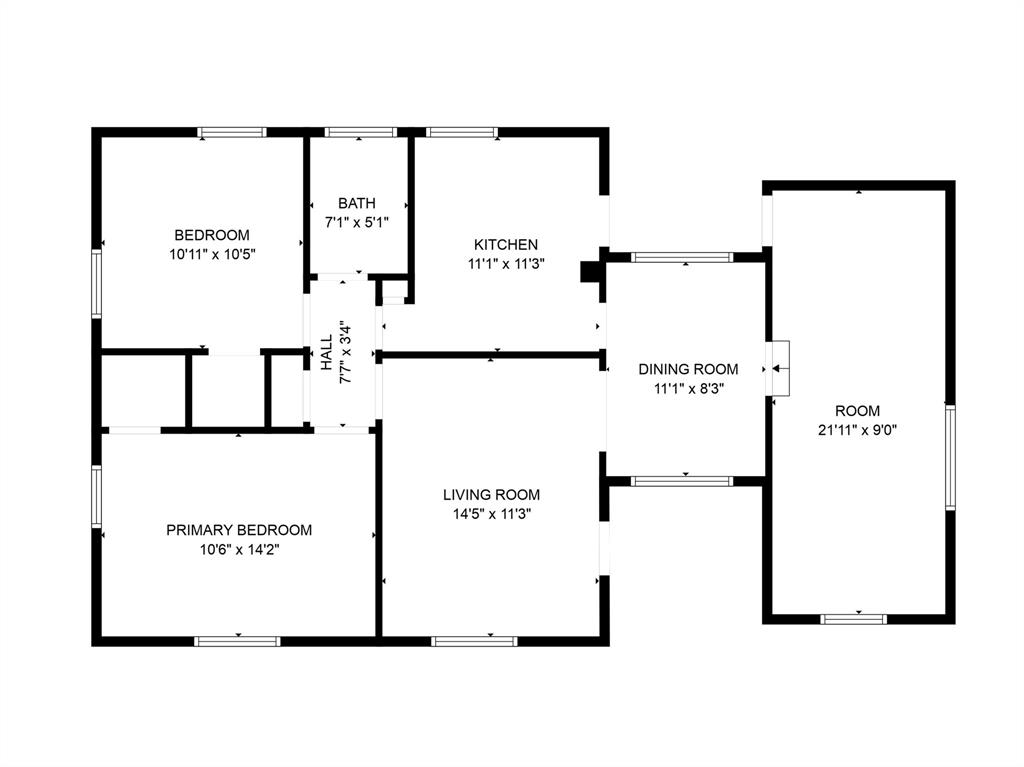1726 Park Avenue Abilene, TX 79603 - Photo 4 of 9 a picture of a wall with a white wall and a white wall