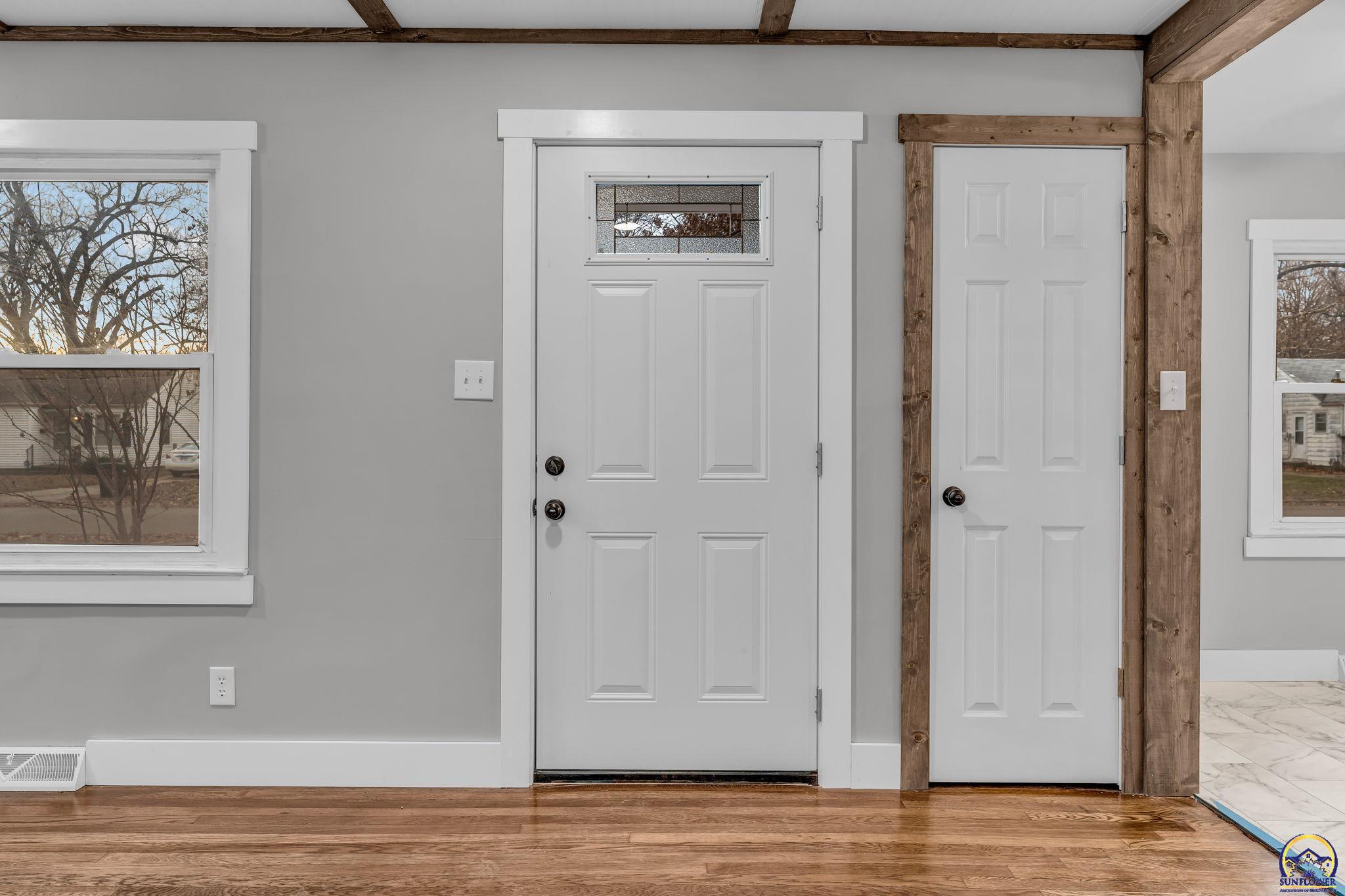 2212 Southwest Plass Avenue Topeka, KS 66611 - Photo 14 of 29 Front Door/Coat Closet