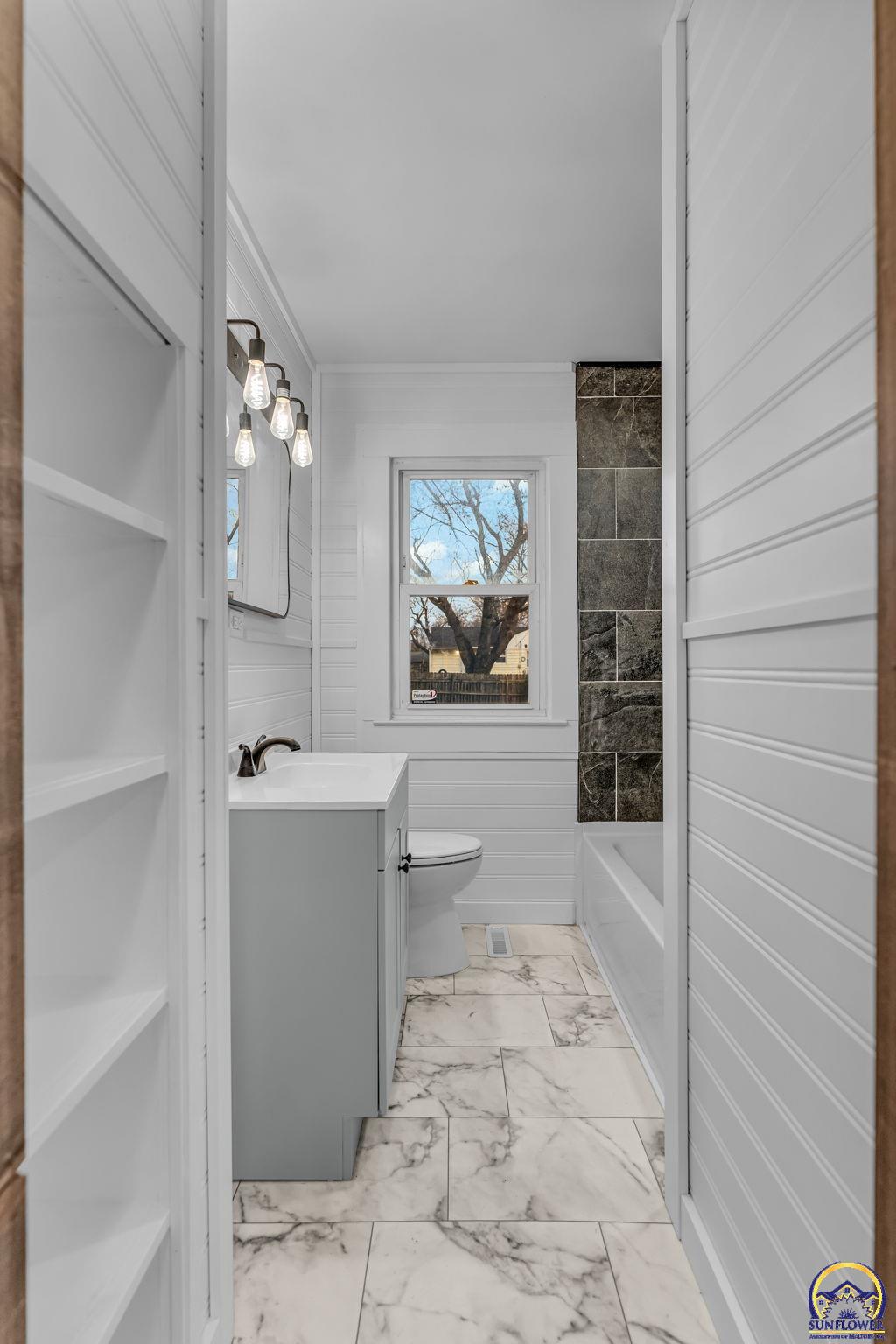 2212 Southwest Plass Avenue Topeka, KS 66611 - Photo 25 of 29 Remodeled Bathroom