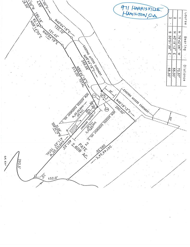971 Harrisville Road Hamilton, GA 31811 - Photo 27 of 27 SURVEY OF 2.61 ACRE DEEDED LOT