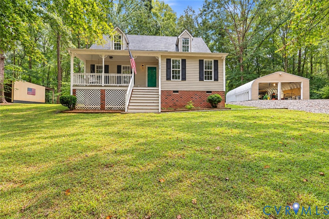5369 Old Buckingham Road Powhatan, VA 23139 - Photo 1 of 28 Two-story residence with a covered front porch fea