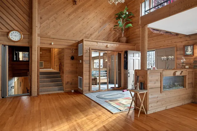 a outdoor space view with a sitting space