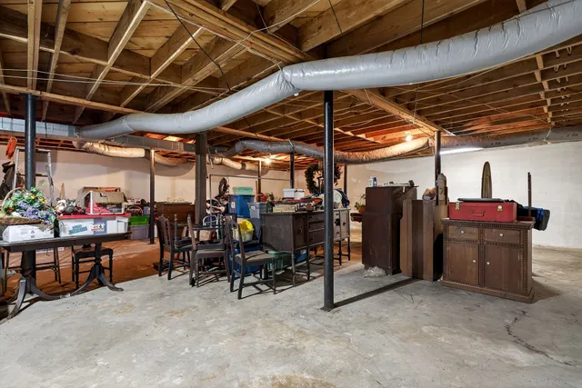 a view of storage and utility room