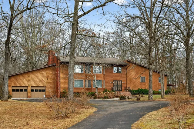 a view of a building with a street