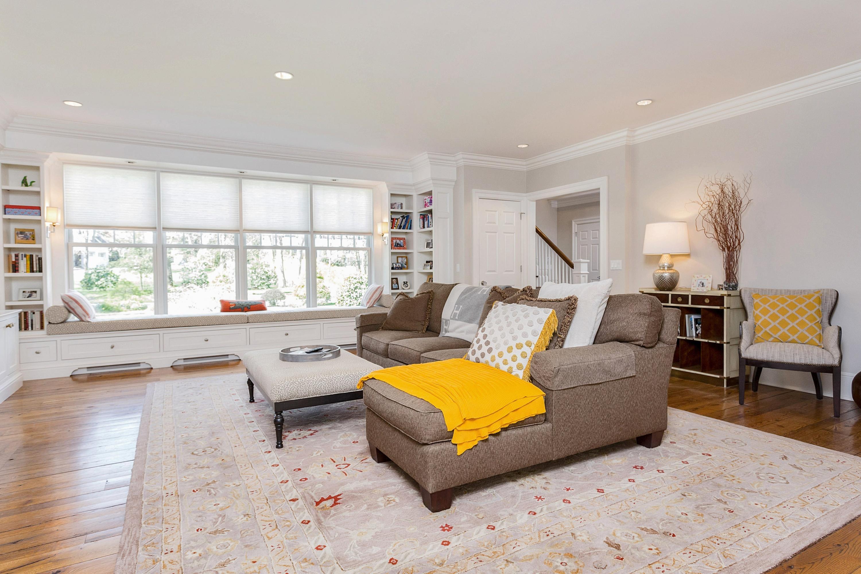 5 Old Parish Road Darien, CT 06820 - Photo 18 of 40 a living room with furniture and a large window