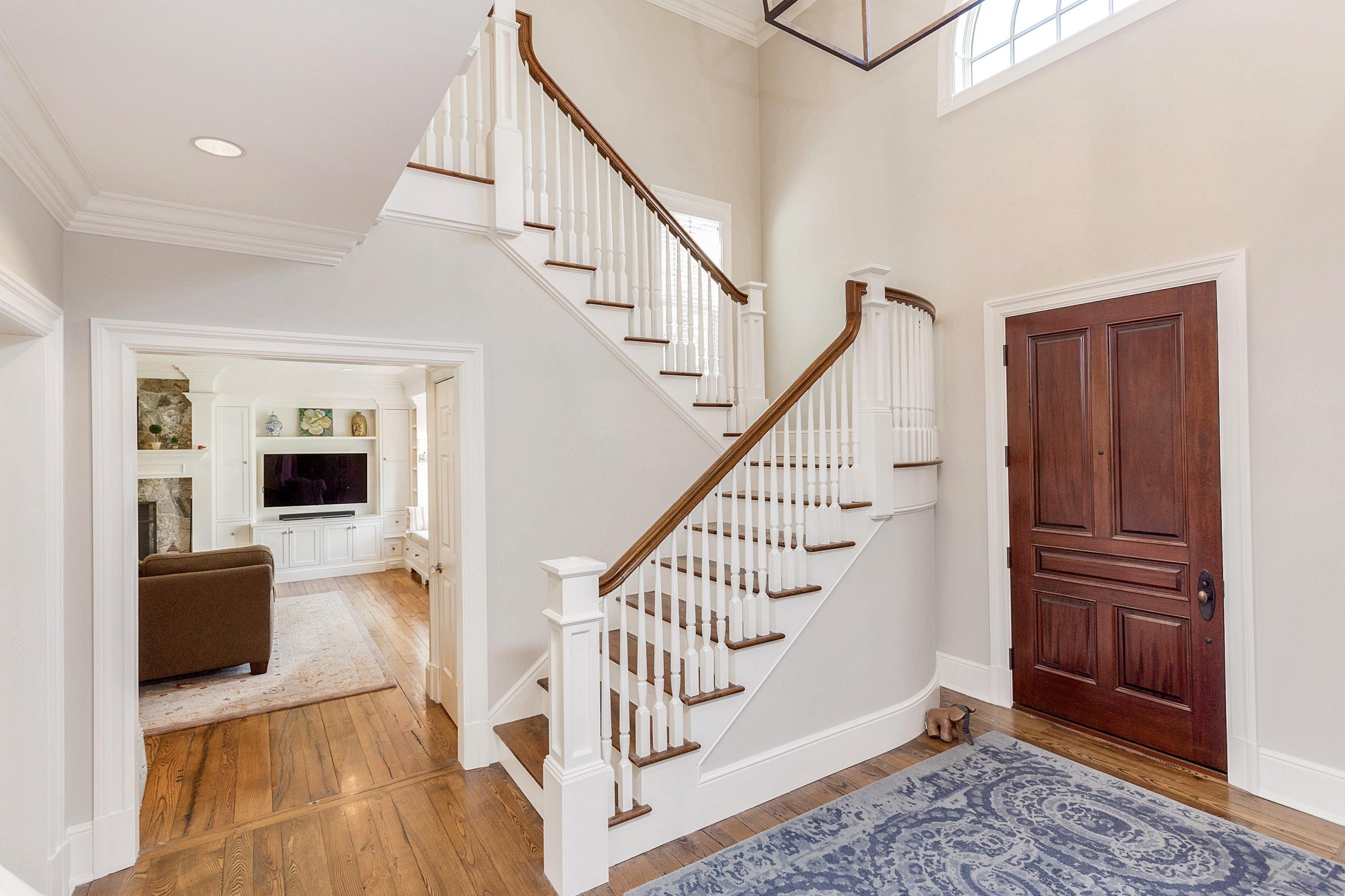 5 Old Parish Road Darien, CT 06820 - Photo 4 of 40 a view of entryway and hall with wooden floor