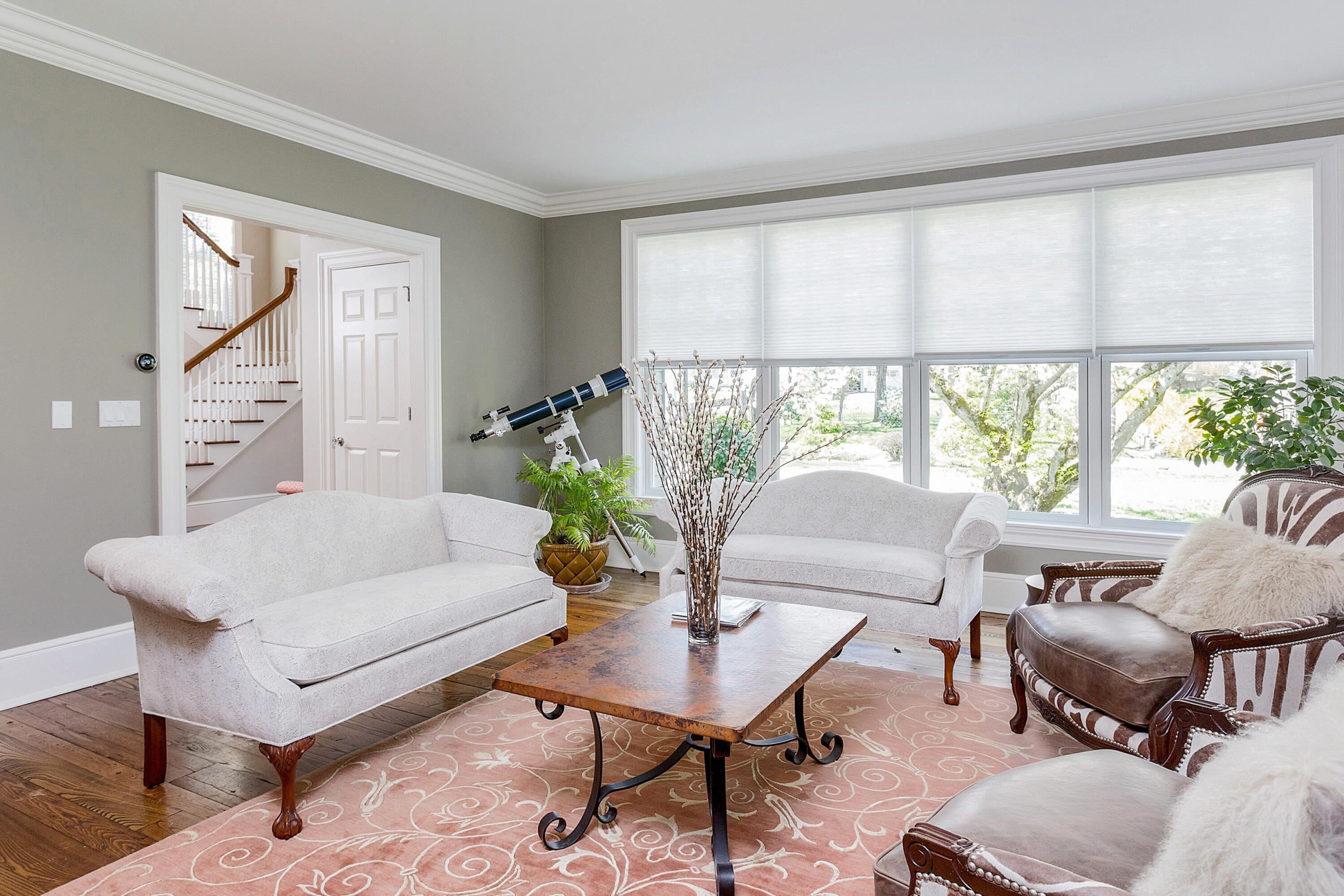 5 Old Parish Road Darien, CT 06820 - Photo 7 of 40 a living room with furniture and a window
