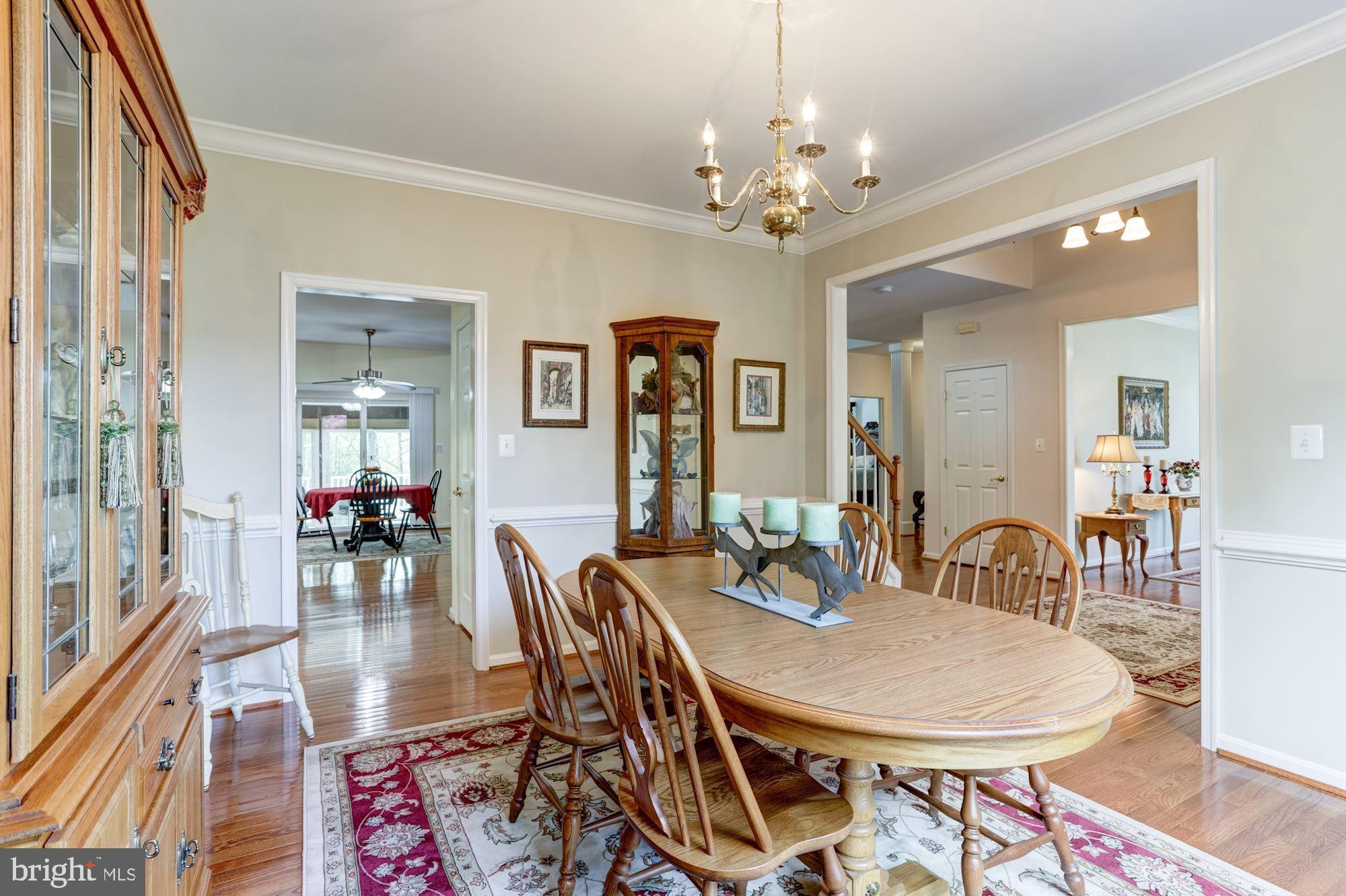 605 Havenhill Road Edgewater, MD 21037 - Photo 10 of 62 Formal Dining Room open to Foyer and Kitchen
