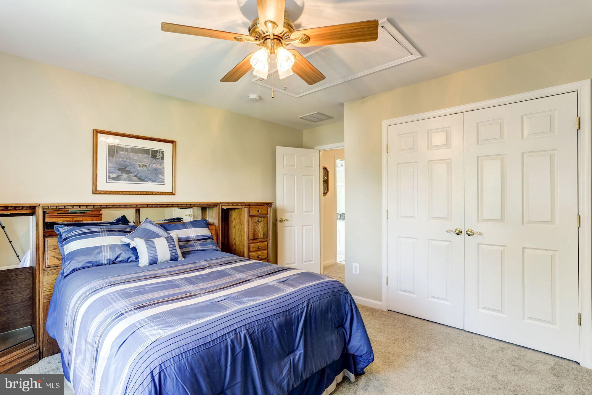 605 Havenhill Road Edgewater, MD 21037 - Photo 34 of 62 Bedroom #2 with double closet & ceiling fan