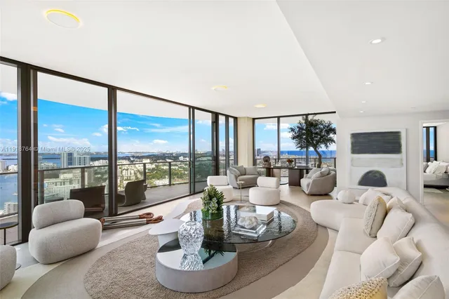 a balcony with view of city