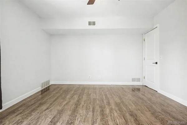 a view of wooden floor