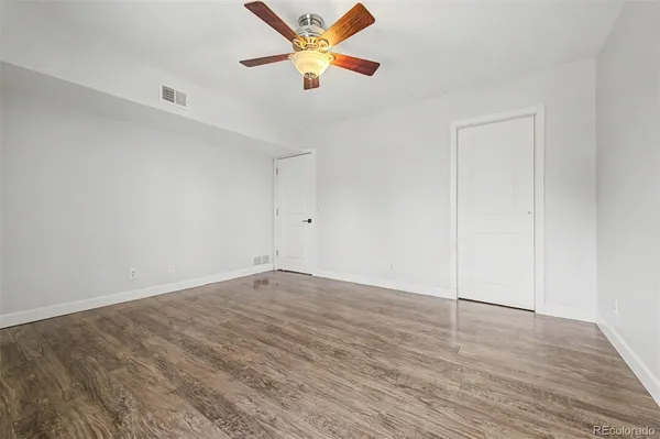 wooden floor in an empty room