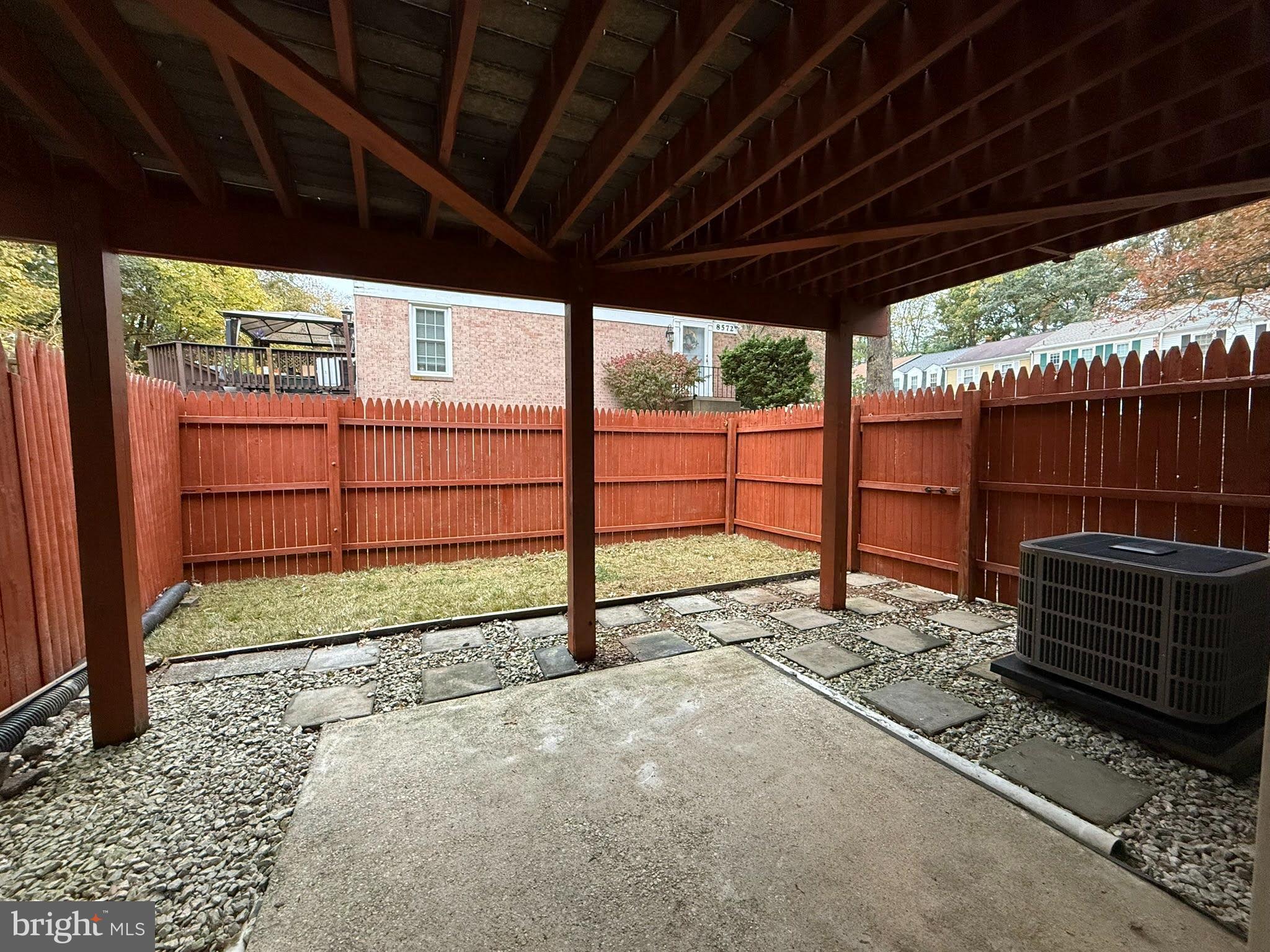 8580 Tyrolean Way Springfield, VA 22153 - Photo 48 of 63 a view of a backyard