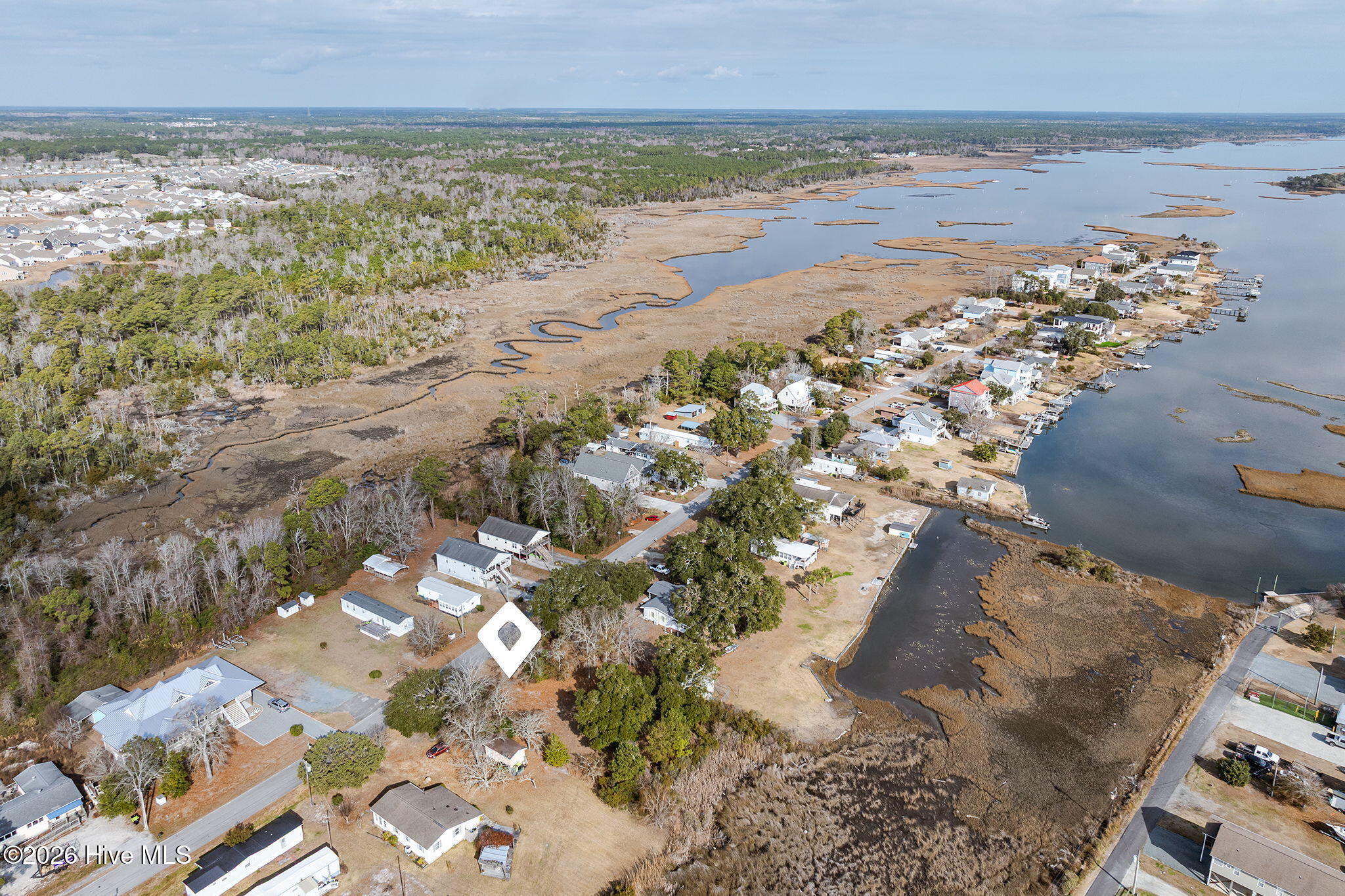 144 Atkinson Point Road Surf City, NC 28445 - Photo 14 of 27 aerial-low-pass-02