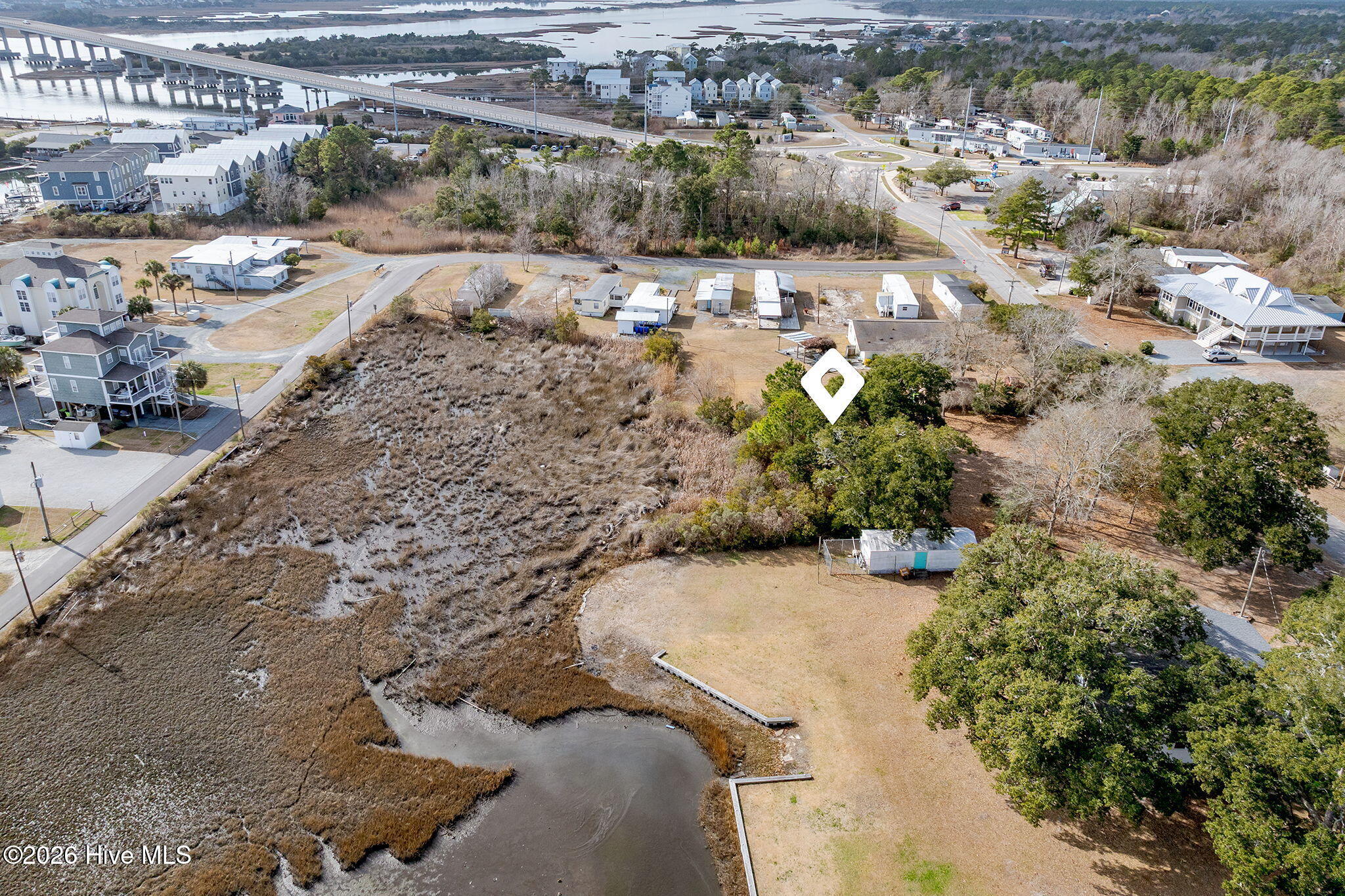 144 Atkinson Point Road Surf City, NC 28445 - Photo 15 of 27 aerial-low-pass-03