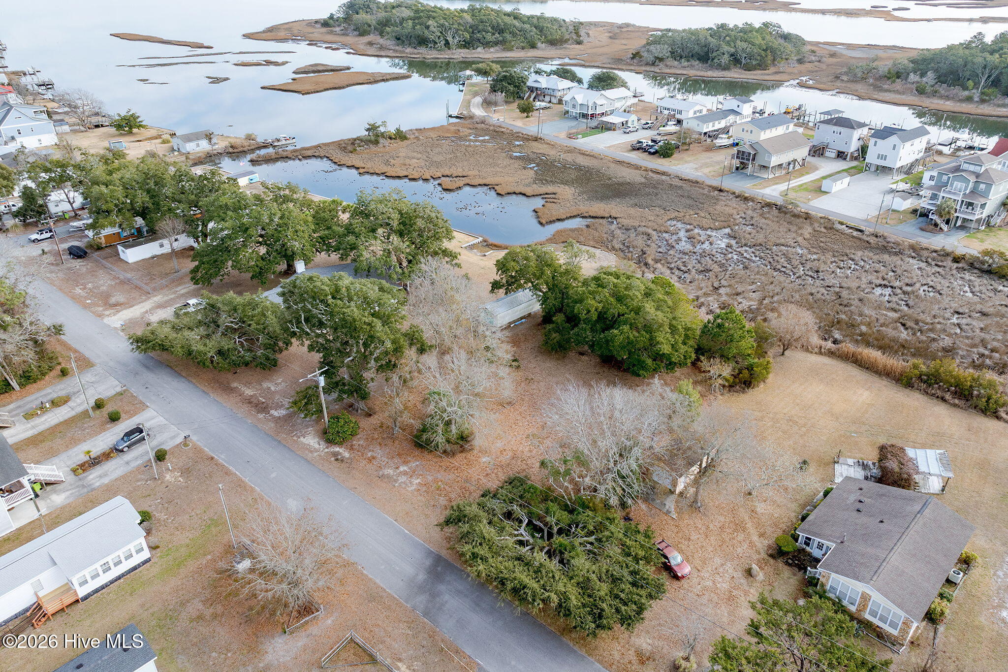 144 Atkinson Point Road Surf City, NC 28445 - Photo 18 of 27 aerial-low-pass-06