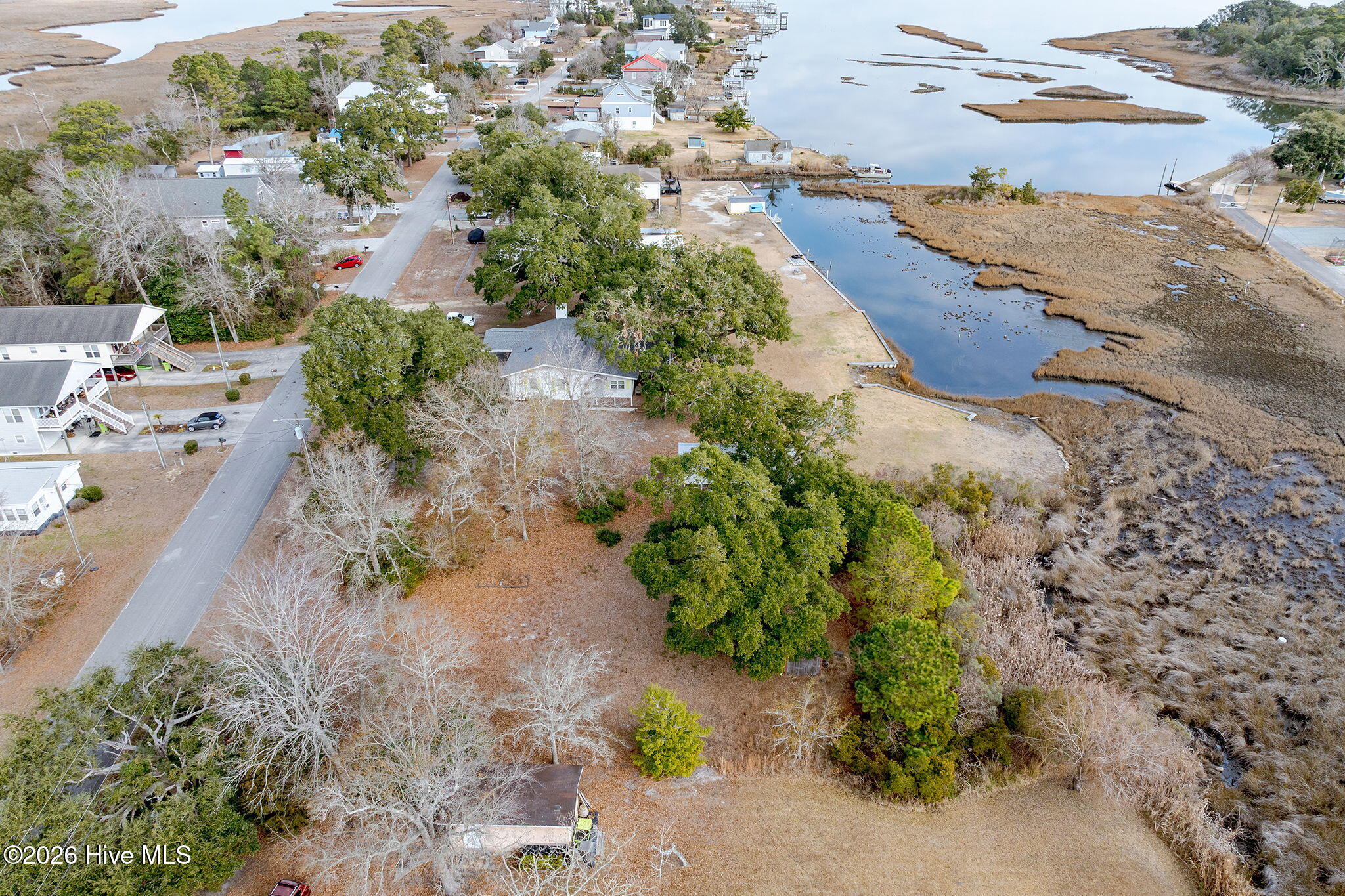 144 Atkinson Point Road Surf City, NC 28445 - Photo 23 of 27 aerial-low-pass-11