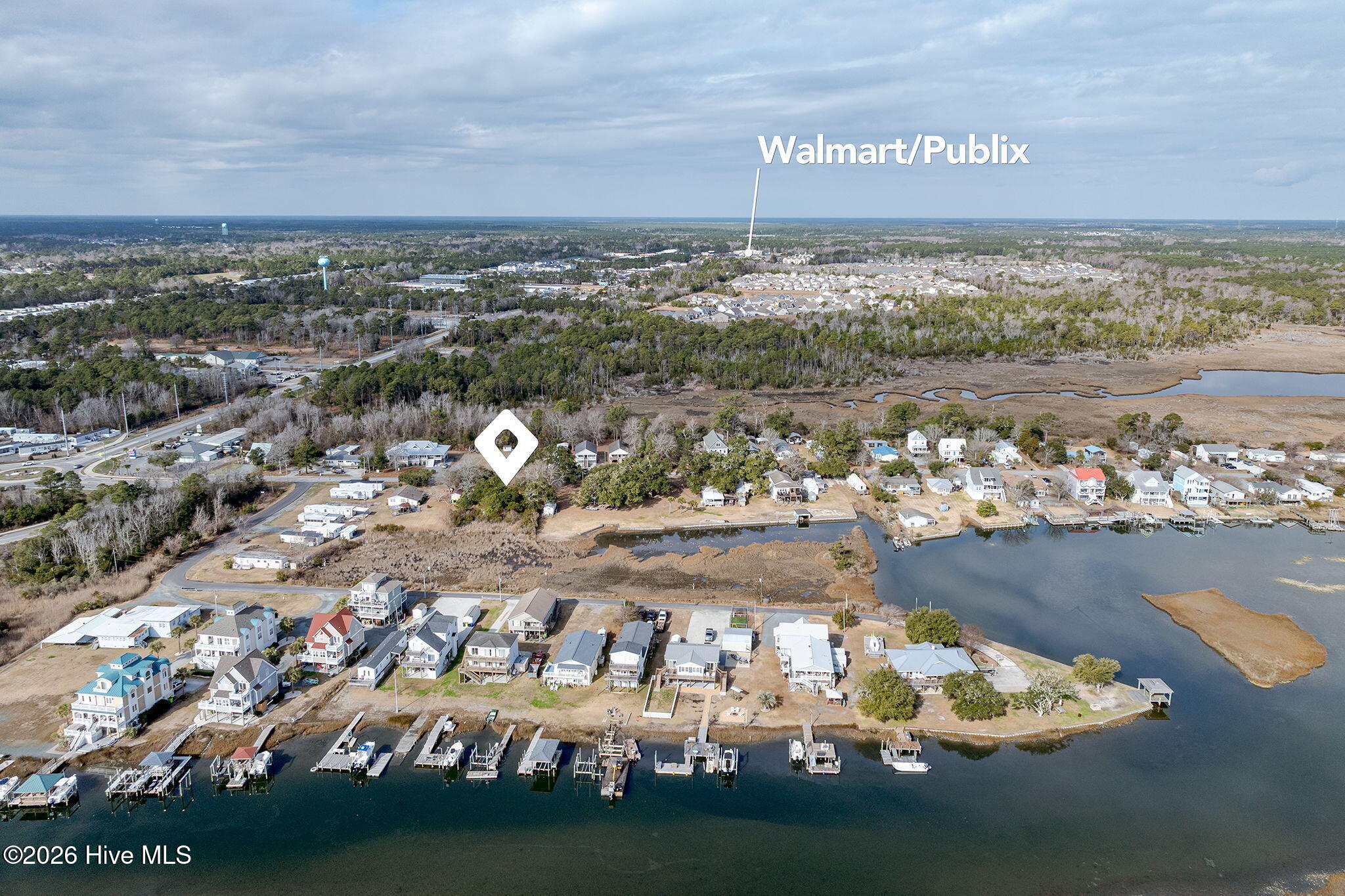144 Atkinson Point Road Surf City, NC 28445 - Photo 6 of 27 aerial-high-pass-01