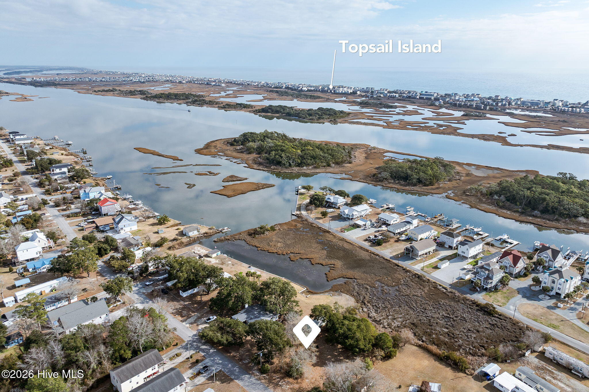 144 Atkinson Point Road Surf City, NC 28445 - Photo 9 of 27 aerial-high-pass-05