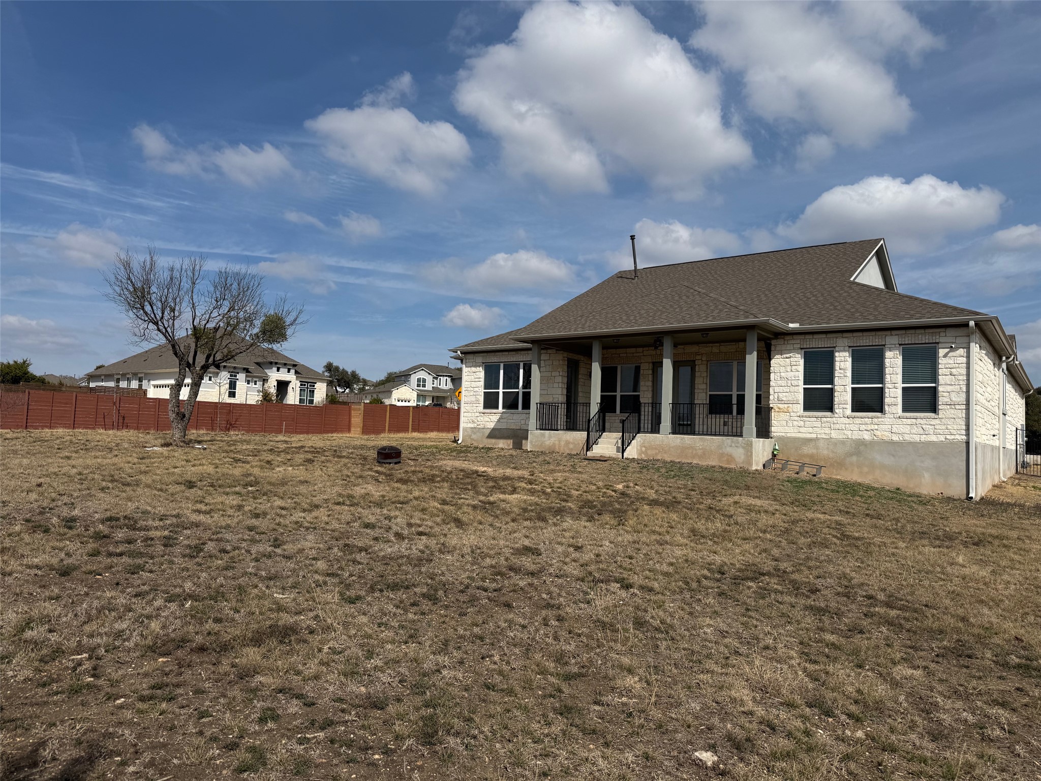 3625 Garrano Bend Leander, TX 78641 - Photo 28 of 31 a front view of a house with garden