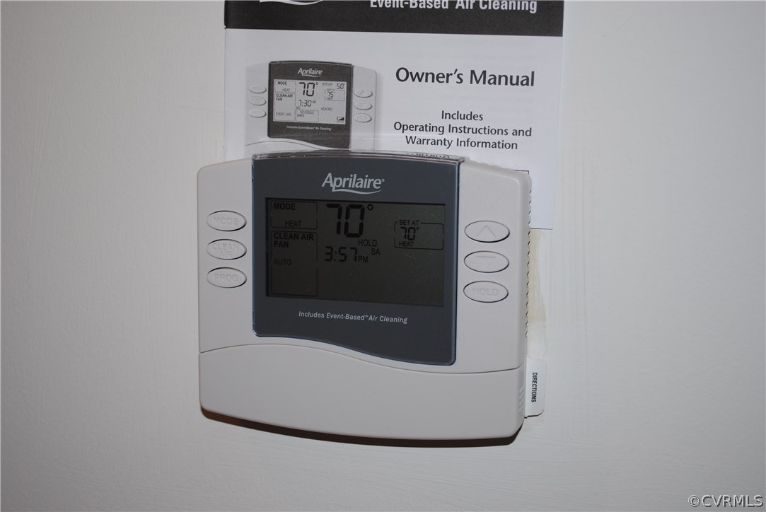 3911 Grovewood Road Hopewell, VA 23860 - Photo 14 of 15 New thermostat installed with the new heat pump in