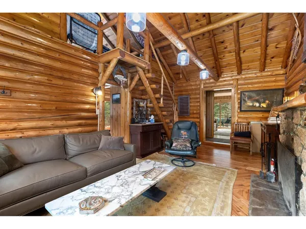 a view of a couch in a living room