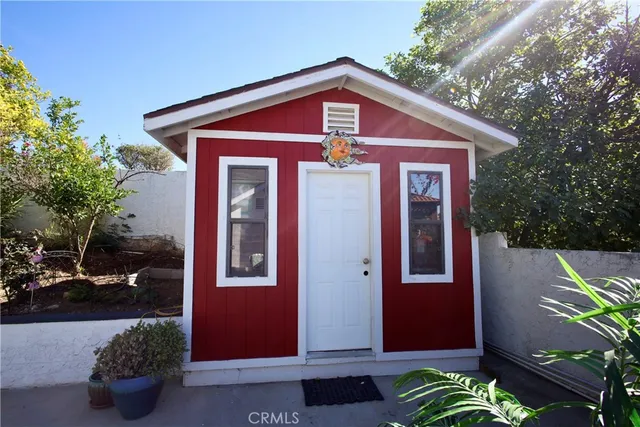 a house view with a sitting space