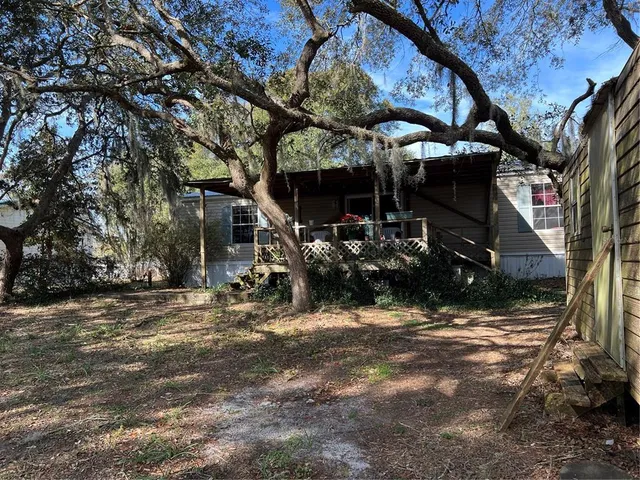 a view of a outdoor space with a patio