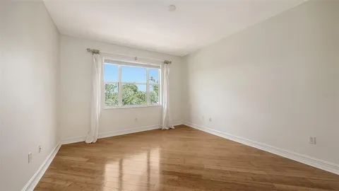 a view of a balcony with an outdoor space